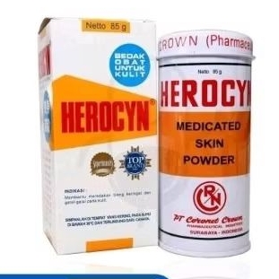 Herocyn bedak obat untuk kulit 85g/bedak gatal/bedak anak/bedak obat gatal