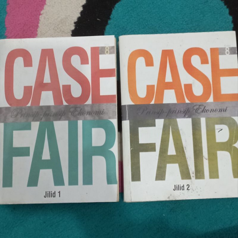Preloved Buku Prinsip-prinsip Ekonomi - Principles of Economics Case Fair Jilid 1 & 2 Edisi 8