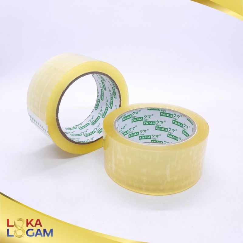 

Isolasi OPP Bening / Lakban Bening per Dozin