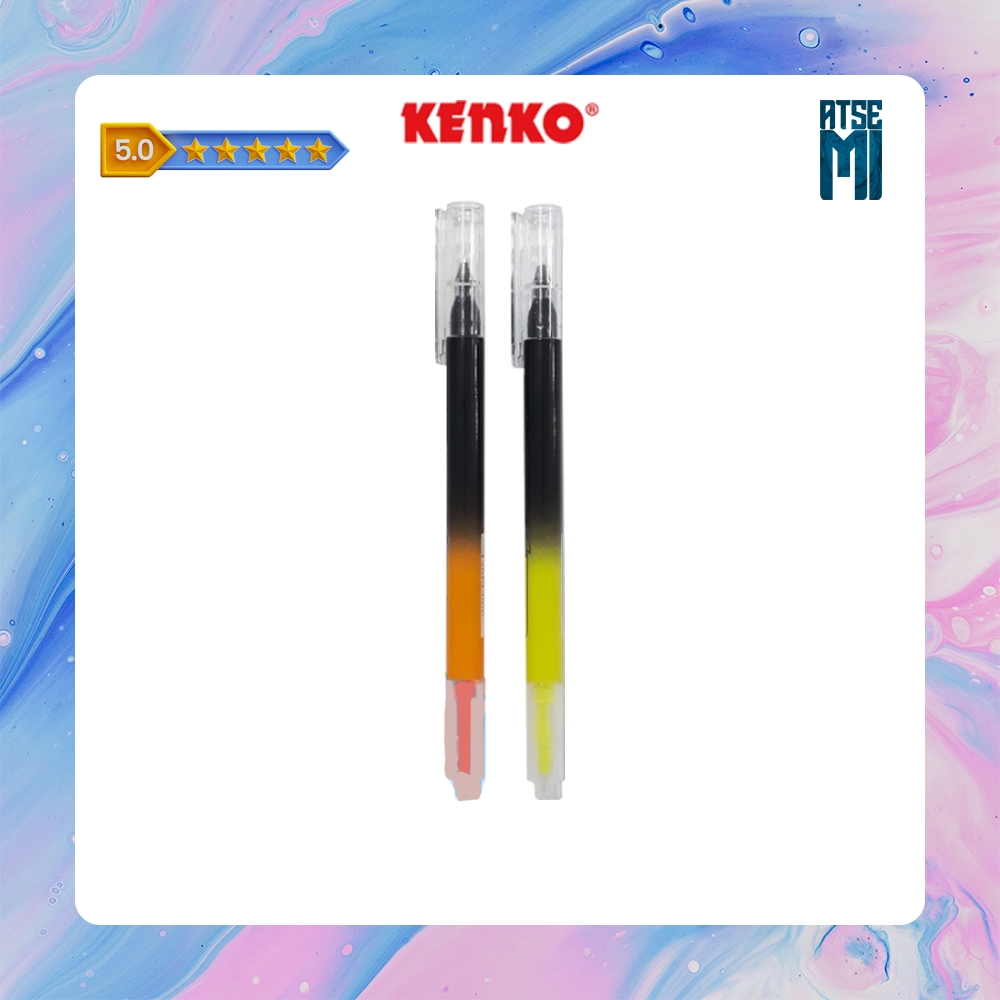 

[1 PCS] Ballpoint Gel + Highlighter Kenko GP-20HL