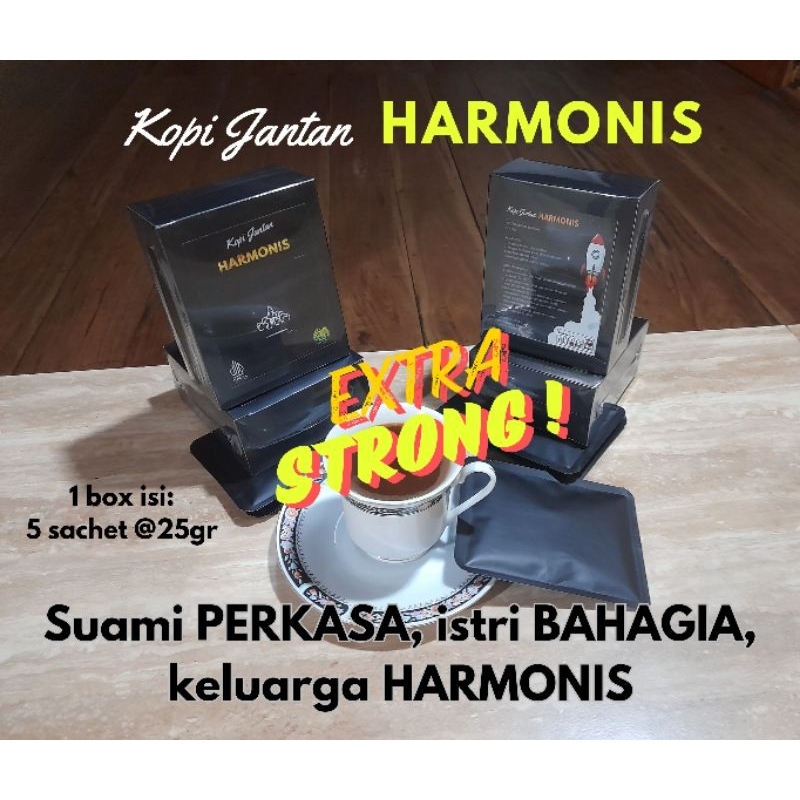 Kopi Jantan HARMONIS untuk stamina & keperkasaan pria