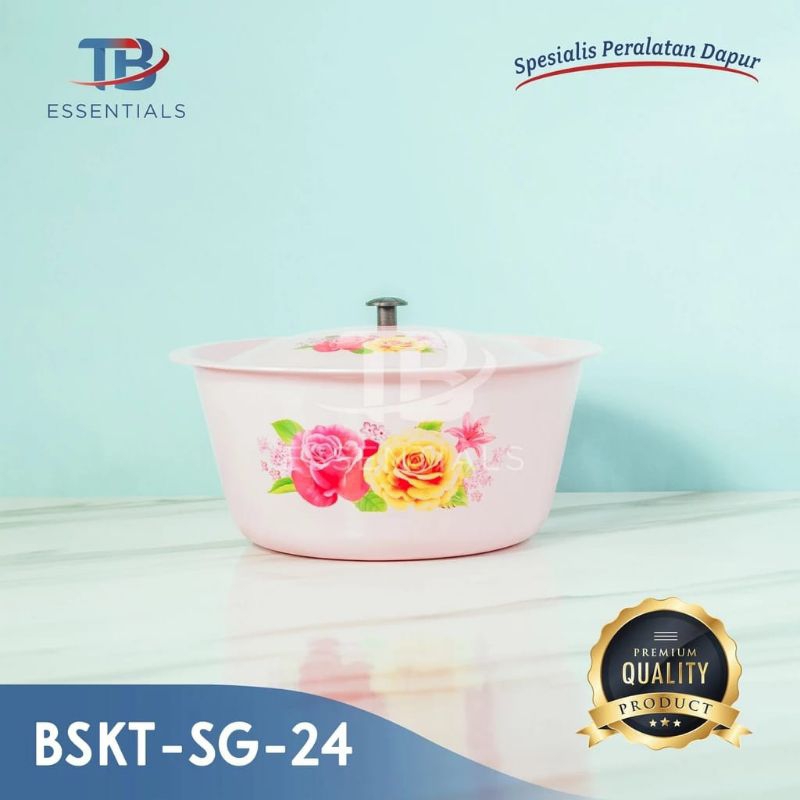 BASKOM TUTUP/MANGKOK TUTUP UK 24CM