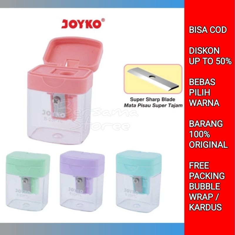 

Rautan Serutan Sharpener Joyko Pastel B-23PTL Murah Original