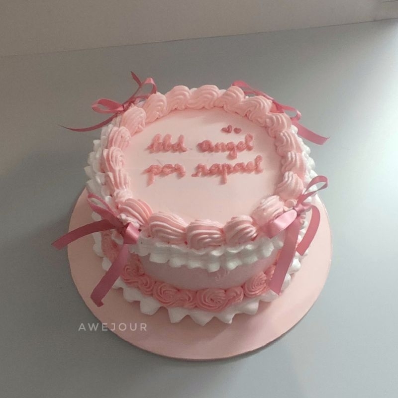 

Vintage Korean Ribbon Cake Solo - Awejour