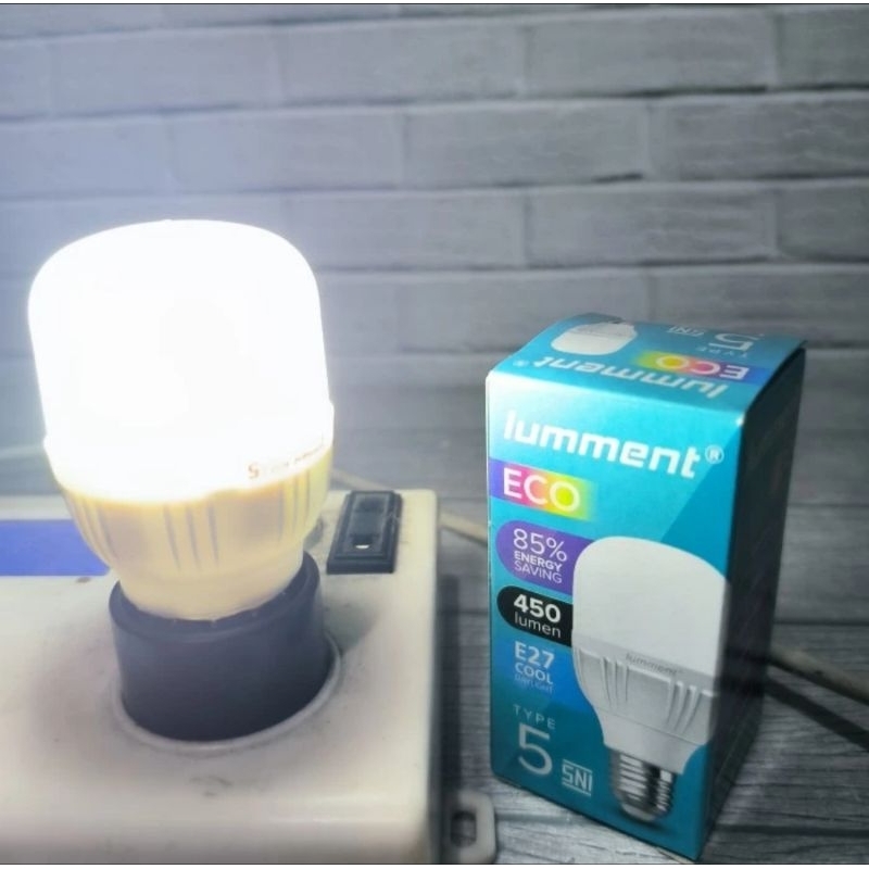 BOHLAM LAMPU LED 5 WATT TABUNG CAPSULE LUMMENT SNI