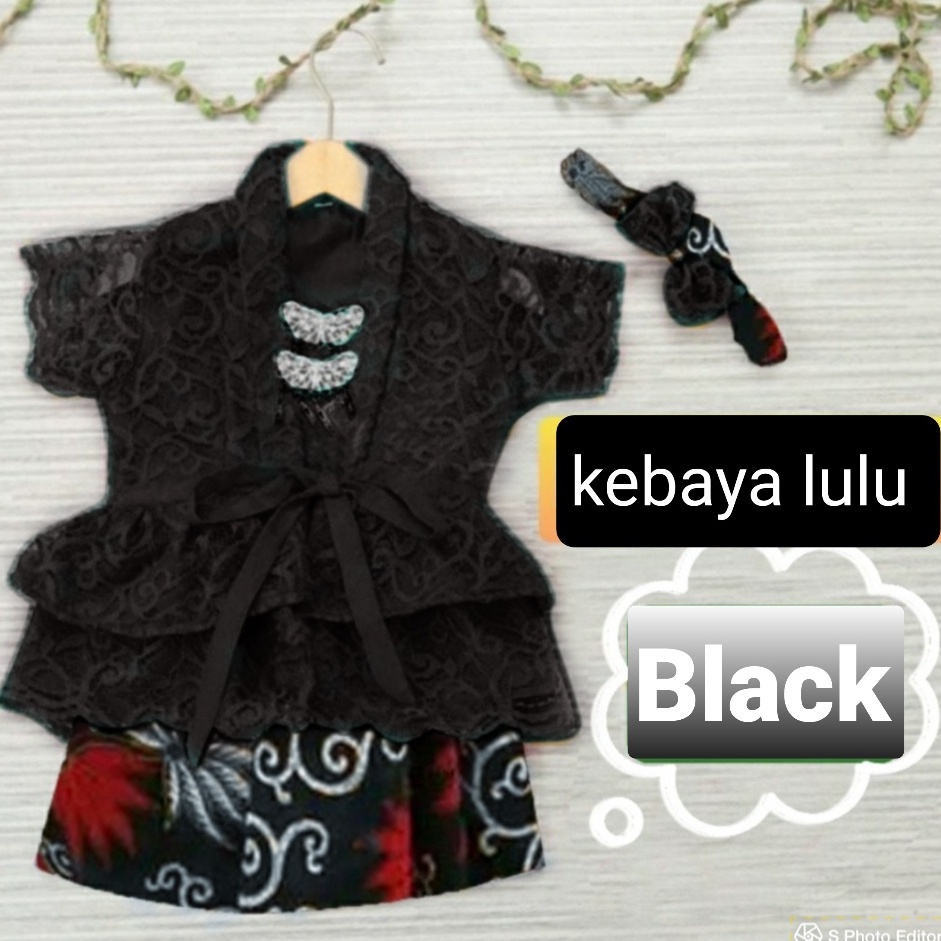 Bagus Dipakai Kebaya Anak Perempuan Kutubaru Setelan Baju Brukat Modern Wisuda Encim Anak TK SD PAUD