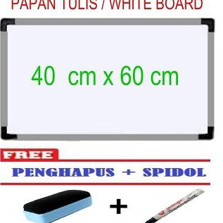 

ART W5T7 White Board Papan Tulis 4 x 6 Cm Free Spidol Dan Penghapus