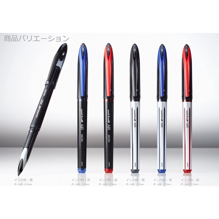 

Pulpen tanpa kepala Uni-ball Air Rollerball Pen 0,5mm 0,7mm UBA-188 Uniball Rollerball