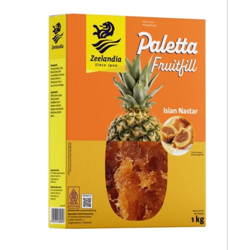 

RB Paletta Isian Nastar Selai Nanas Pinneapple Fruitfill 500gr x 2