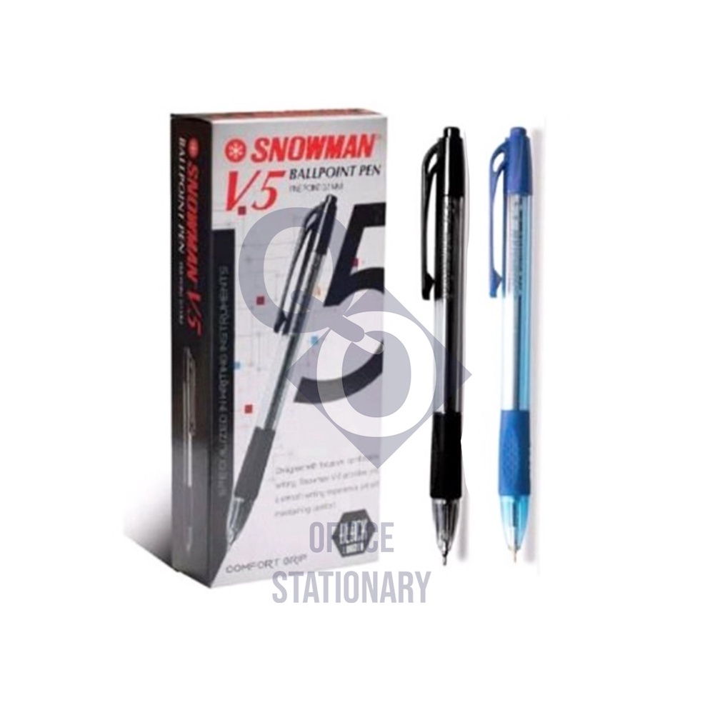 

ART Q6W6 Pulpen Bolpen Pena Snowman V5 1 Lusin