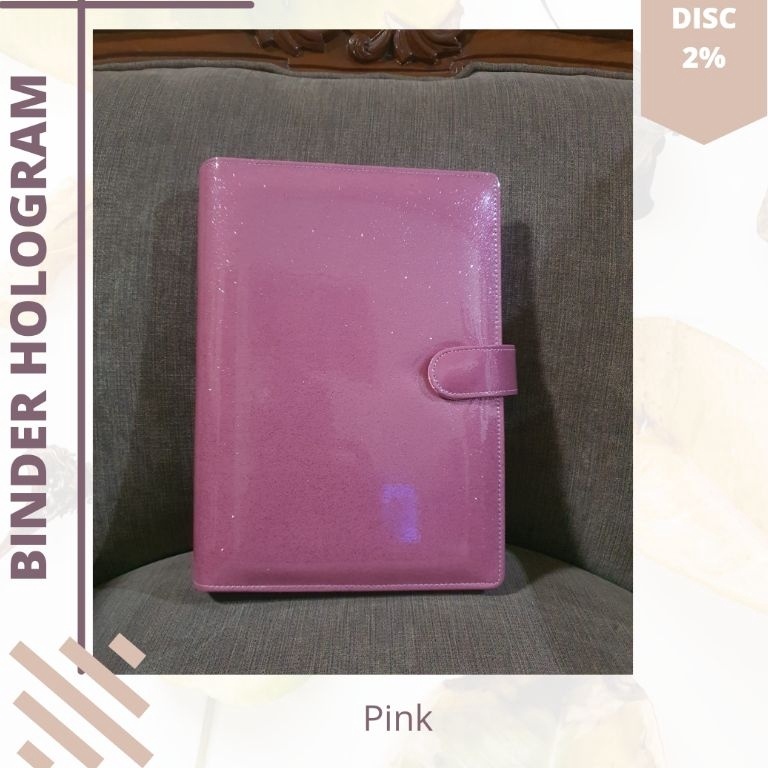 

ART I6B Binder Hologram Gliter Laminasi A5 B5
