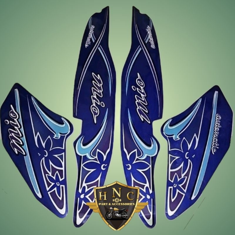 STRIPING YAMAHA MIO SPORTY KEMBANG BIRU TAHUN 2004