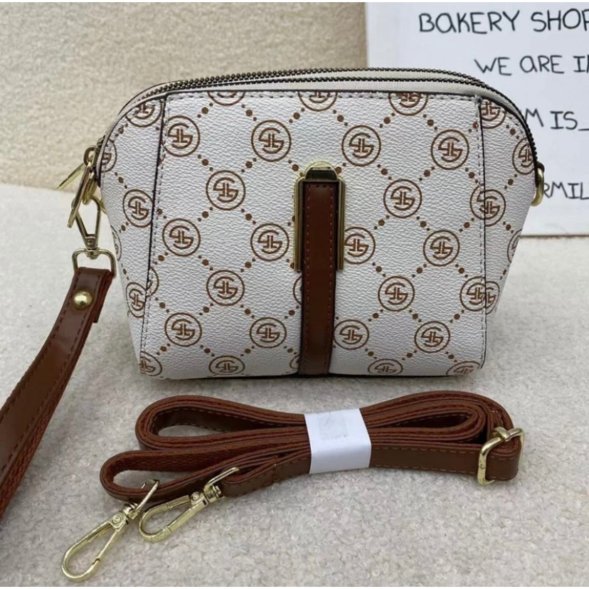 SELEMPANG Moana Tas Selempang Wanita Sling Bag Fashion Terbaru PU Leather Full Furing #KC-002