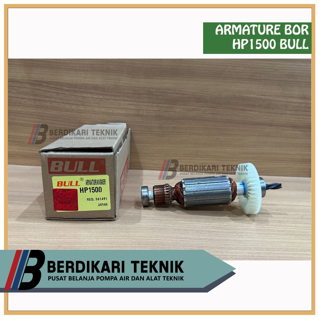Bull Armature Hp1500 angker HP 1500 for mesin bor 13 mm makita