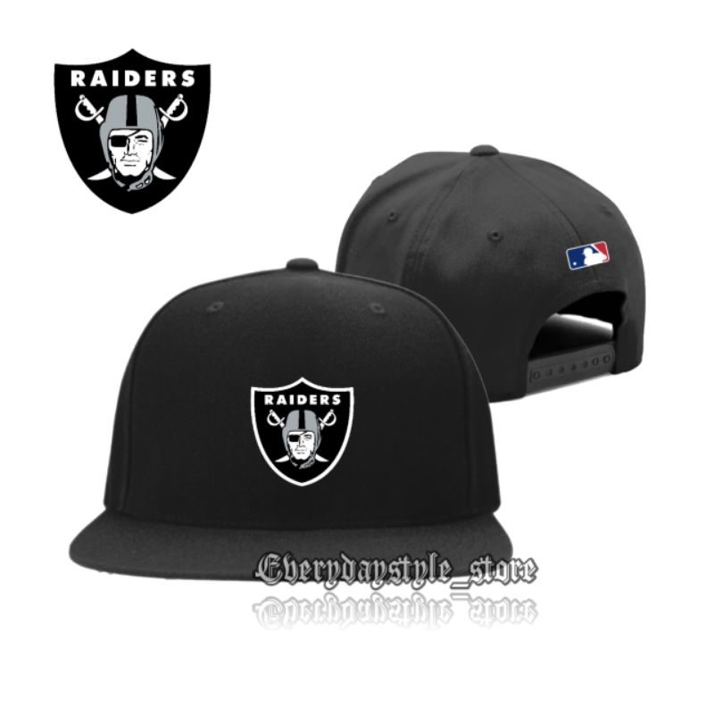 Topi Snapback Premium/Topi Snapback Jaring Trucker Bisbol Pria Wanita Fashion Sports/RAIDERS OAKLAND