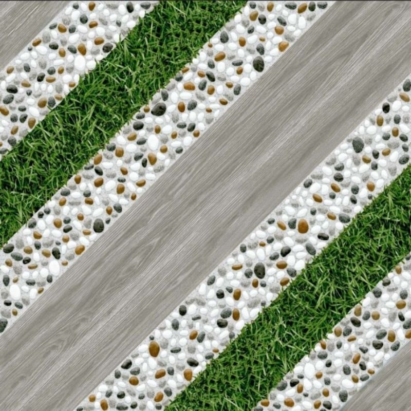 Keramik Lantai Kasar 50x50 Uno Bermuda Grey