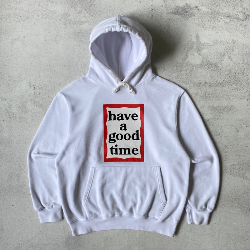 HOODIE HAVE A GOOD TIME RED FRAME BIG LOGO