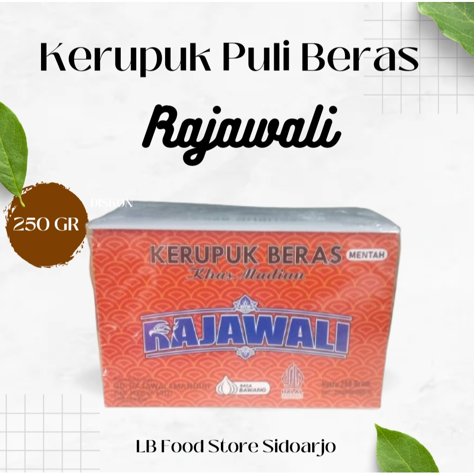 

Kerupuk Puli Beras Rajawali 250 gr