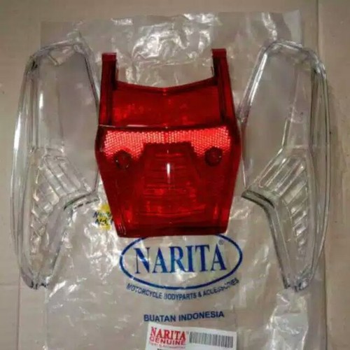 Narita-Mika Lampu Stop Supra X 125 New Merah Putih/Batman (Lampu Belakang)