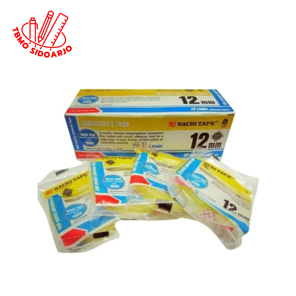 

TBMO Isolasi Nachi 1/2inchx72y 12mm Kuning - Per Pcs