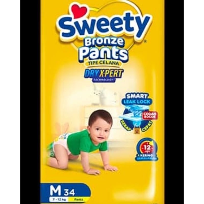 diapers sweety bronze pants size M