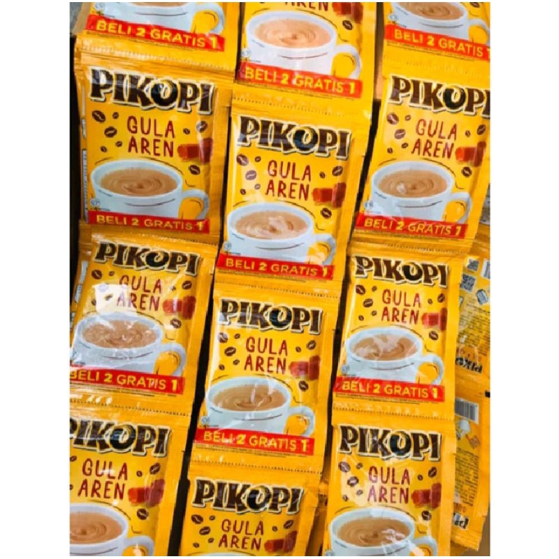 

Pikopi gula aren kapal api 1 renteng isi 12 sachet