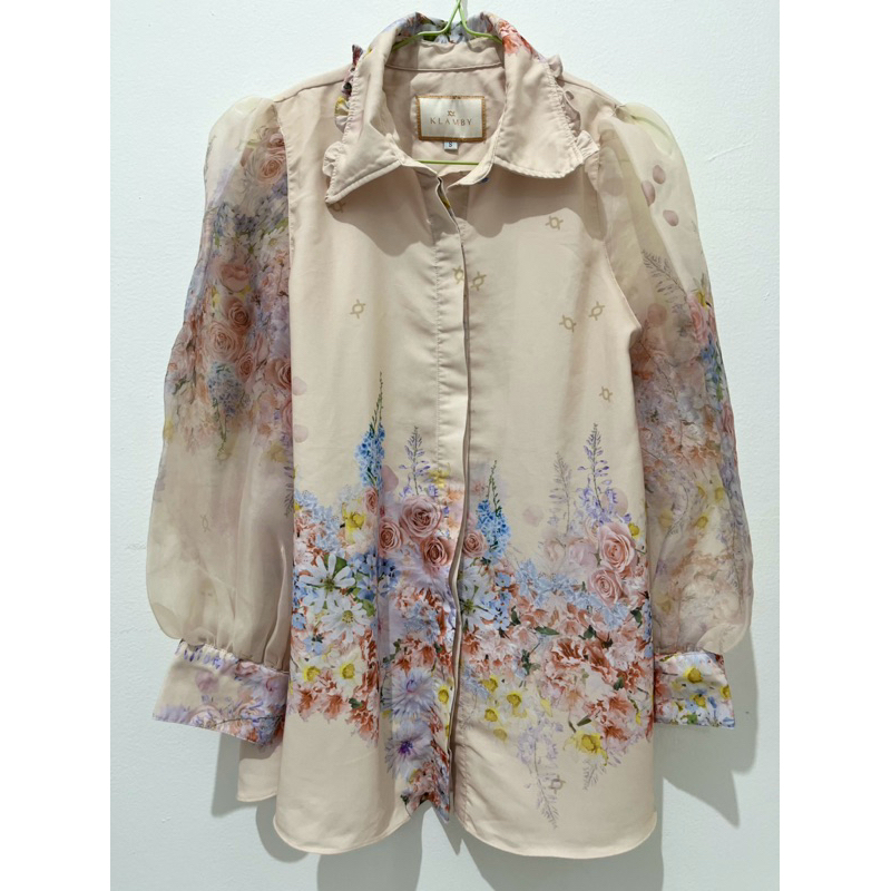 Top wearing klamby verdant blouse