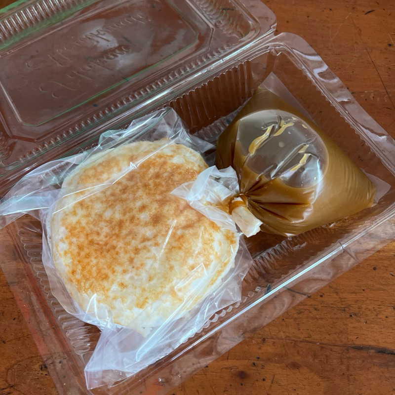 Jajanan Pasar Kue Serabi Medan Saus Kinca
