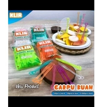 garpu buah/garpu kue/garpu buah klir