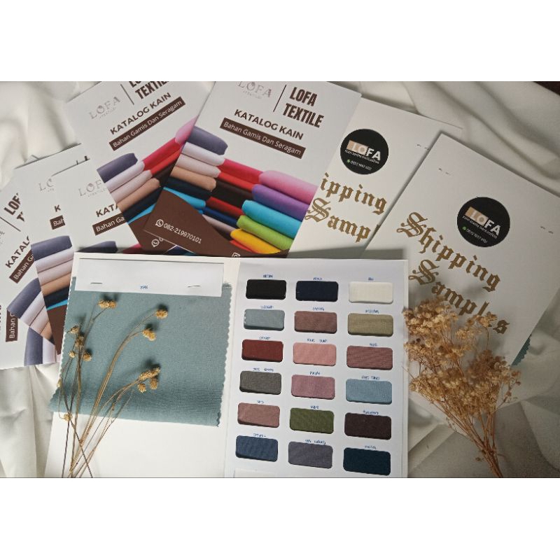 katalog sample warna kain Yoris Yourist Paulista Torino Jasmine