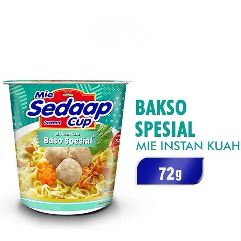 

Sedaap cup Baso spesial