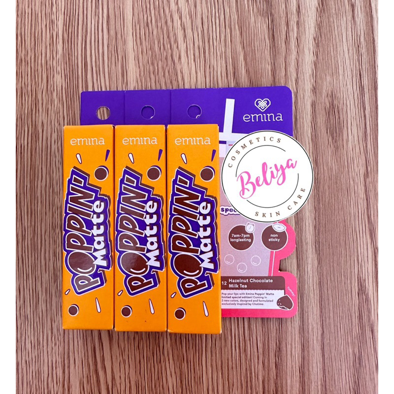 Emina Poppin Matte Chatime special edition