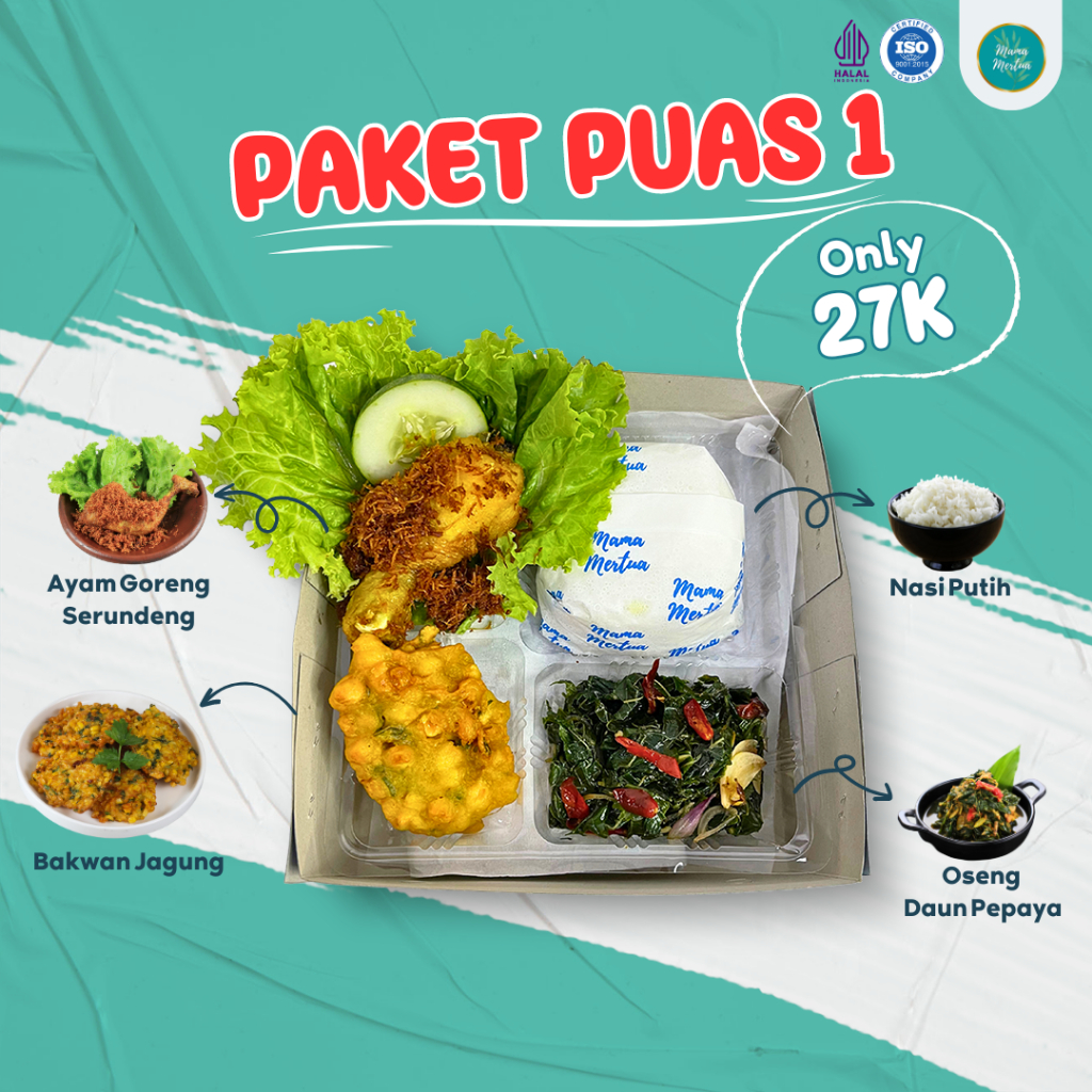 

Nasi kotak ayam goreng serundeng // nasi kotak acara semarang
