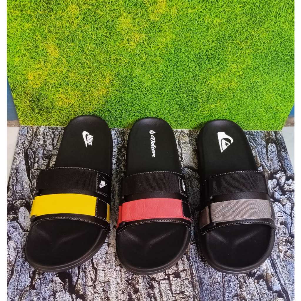 NEW ARRIVAL Sandal Slide Pria Terbaru Slip on Cowok Slide