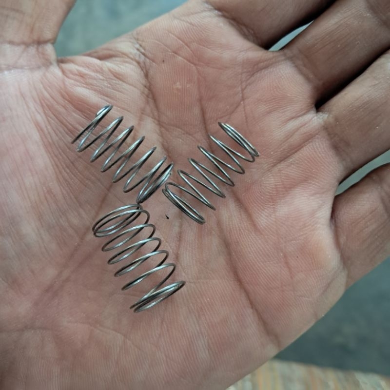 Per Pegas Tekan OD 12mm PJ 2cm Baja 0.6mm