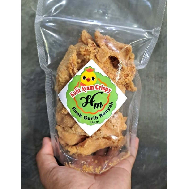 

Kulit Ayam Crispy Original PREMIUM 130GR / Keripik Kulit Ayam