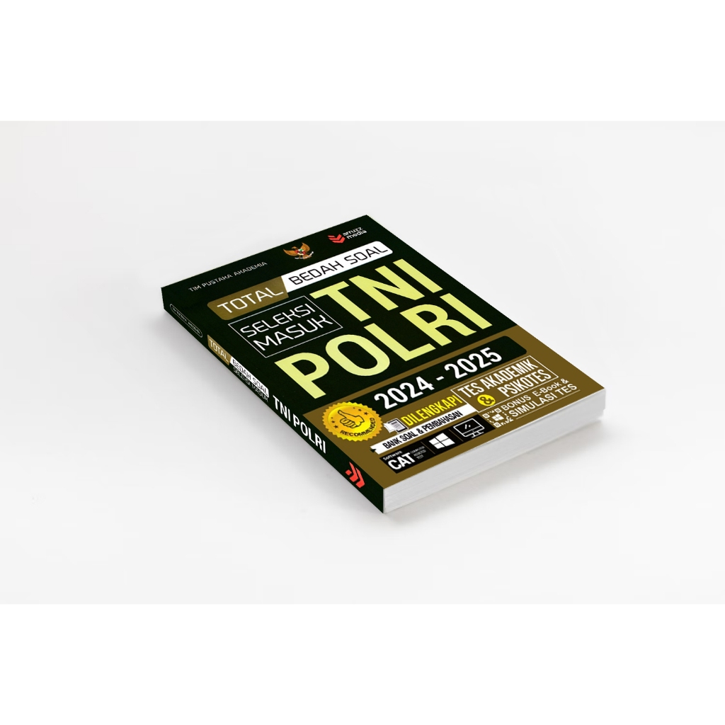 

Buku Total Bedah Seleksi Masuk TNI POLRI 2024-2025 Terbaru