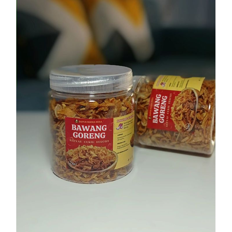 

bawang goreng by dapur mama mira kemasan 400ml