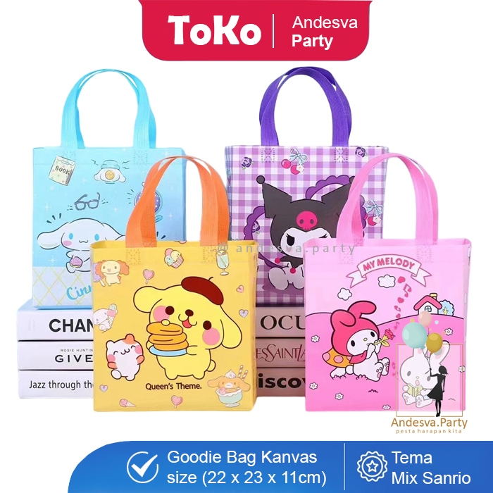 

Goodie Bag My Melody HBD Sanrio / Tas Souvenir Ulang Tahun Anak My Melody / tas hbd sanrio