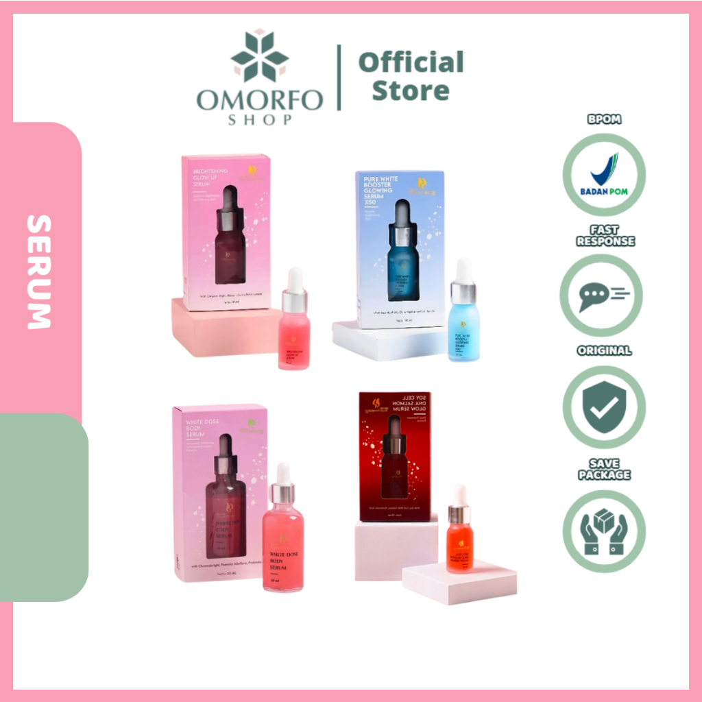 ❤️Omorfo❤️House Of Beauty  Serum Glowing Viral | Serum Wajah Glowing Brightening With Chromabright B