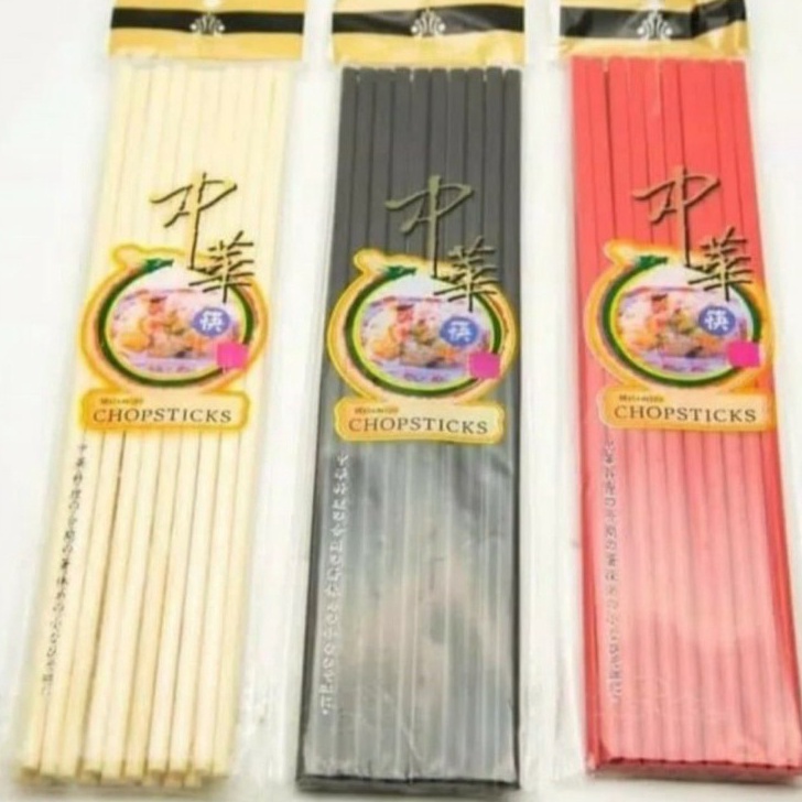 ORIGINAL Sumpit Melamin  Sumpit Gading Melamine isi 1 pasang Sumpit  Chopsticks Melamin