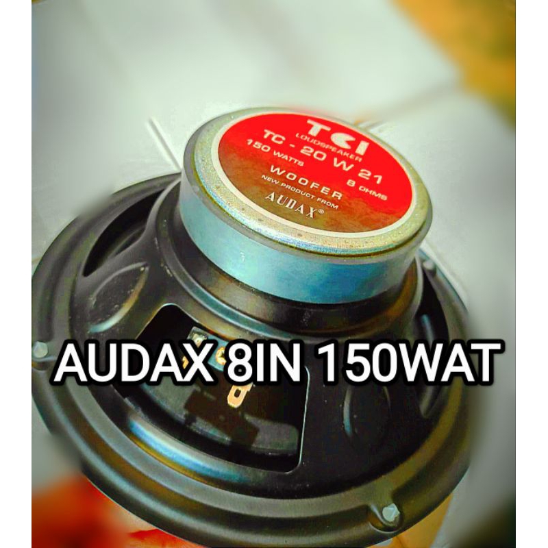 speaker audax 8in 150w woofer