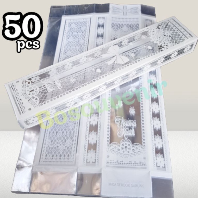 

Hemat Banyak isi 5 Kotak Mika motif untuk kemasan souvenir sendok