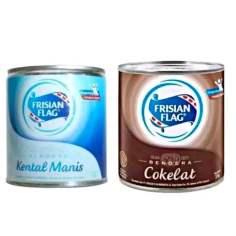 

Susu Frisian Flag Kaleng Coklat | Susu Bendera Kental Manis 370gr