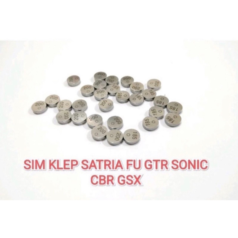 SIM KLEP UKURAN 185 200 HARGA 1PCS ORIGINAL SATRIA FU SUPRA GTR SONIC CBR GSX