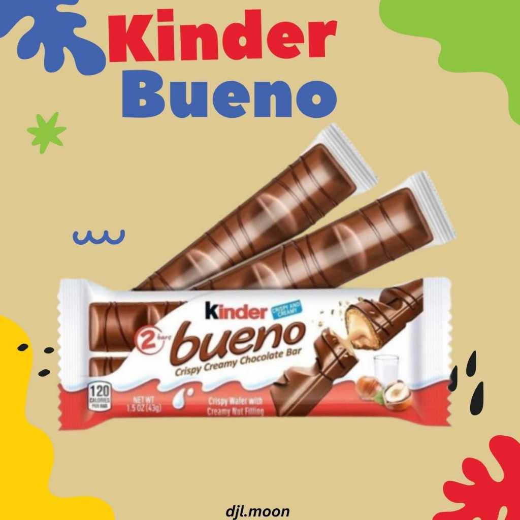 

Kinder Bueno Wafer berlapis Cream Chocolate 43G 5 pcs