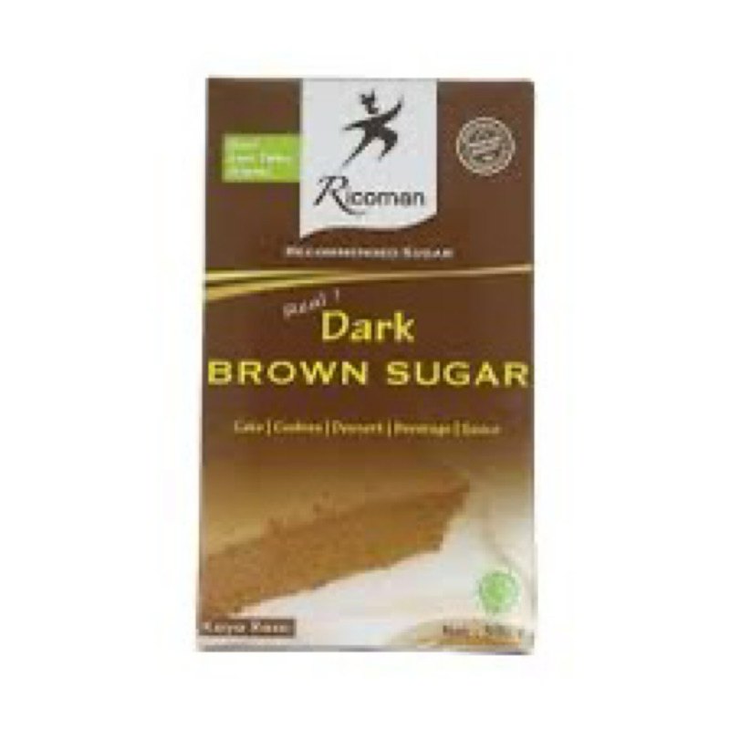 

dark brown sugar ricoman 500 gram