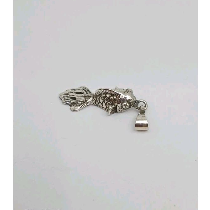 liontin perak bali motif ikan maskoki