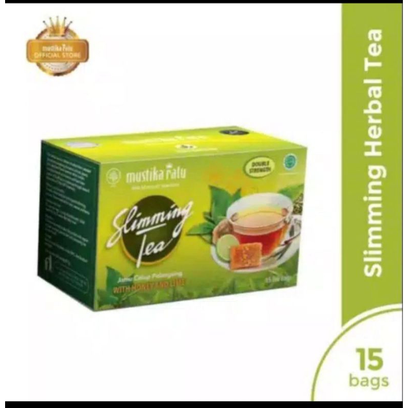 

Mustika Ratu Slimming Tea Herbal Honey Lime 15 Sachet / Box