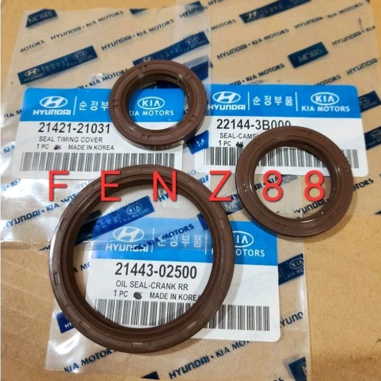 SEAL KRUK AS BELAKANG NOKEN AS SEAL KRUK AS DEPAN SEAL TIMING PICANTO LAMA ATOZ VISTO 3PC
